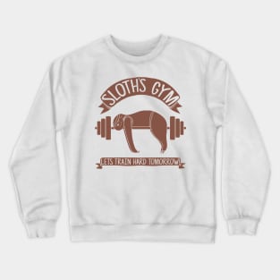 Sloths love Gym Crewneck Sweatshirt